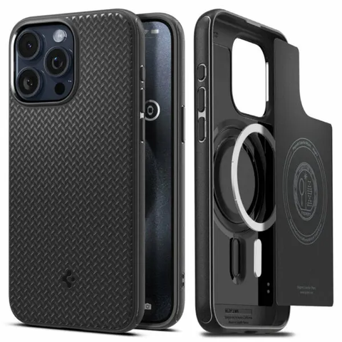 Ốp lưng Spigen Mag Armor MagFit iPhone 15 Pro/ 15 Pro Max