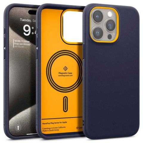  ỐP LƯNG IPHONE DÀNH CHO 15 PRO MAX SPIGEN CASEOLOGY NANO POP MAGFIT 