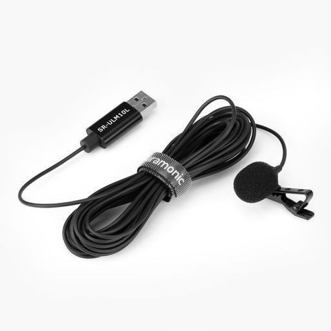 Micro Thu Âm Có Dây Saramonic ULM10L - Cổng USB-A - Dành Cho Máy Tính/ PC - Dài 6M - Bảo Hành Chính Hãng 24 Tháng