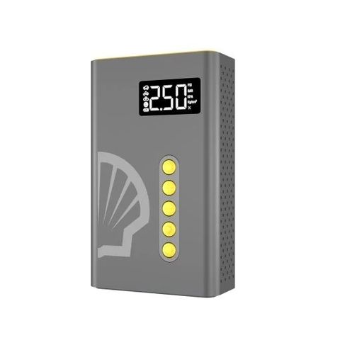 Bơm lốp xe SHELL 4in1 điều khiển bằng tay