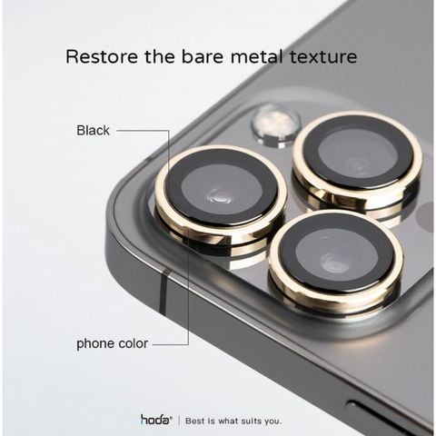  Miếng dán bảo vệ Lens camera HODA Sapphire v.2 cho iPhone 13 Pro và 13 Pro Max Chống phản chiếu Chống bám bụi 