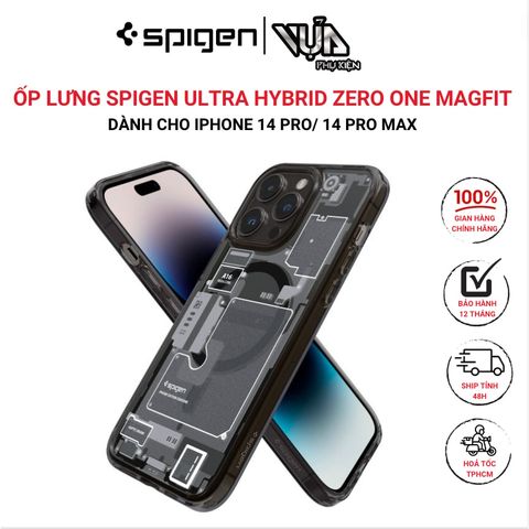  ỐP LƯNG SPIGEN IPHONE 14 PRO/ 14 PRO MAX ULTRA HYBRID ZERO ONE MAGFIT – (DESIGN FOR M.A.G.S.A.F.E) 