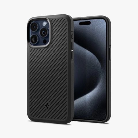  ỐP LƯNG CHO IPHONE 15 PRO MAX SPIGEN CORE ARMOR MATTE BLACK 