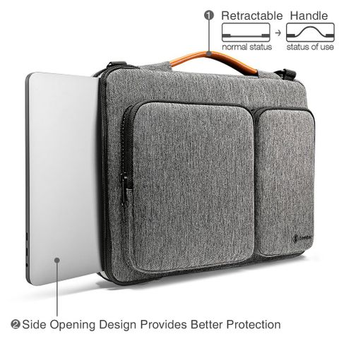  TÚI ĐEO TOMTOC (USA) VERSATILE 360* SHOULDER BAGS Dành Cho MACBOOK PRO 13/14/15/16 Inch 