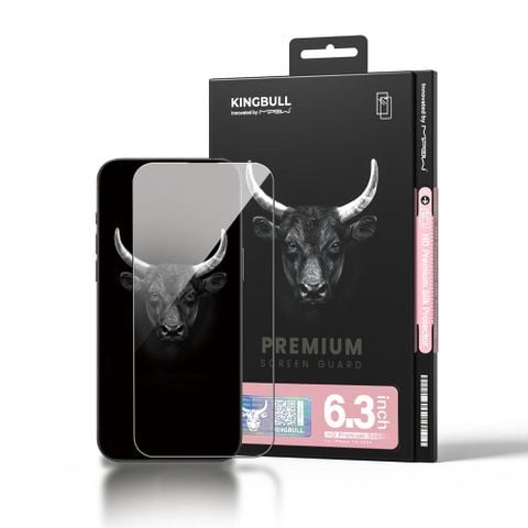 Kính Cường Lực Mipow Kingbull Trong Suốt Viền Nhỏ dành cho iPhone 16 Series