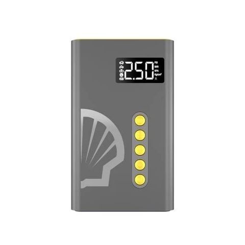 Bơm lốp xe SHELL 4in1 điều khiển bằng tay