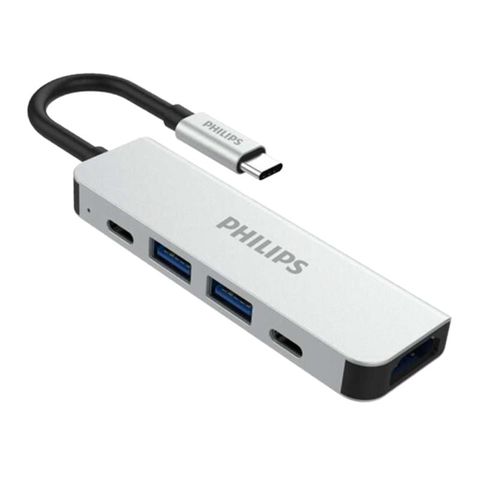 Hub chuyển đổi Philips 5 in 1 USB C to HDMI+USB+PD