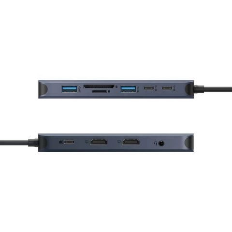  Cổng Chuyển Hyperdrive Next 11 Port Dual 4K60Hz Hdmi Usb-C Dành Cho Laptop/Macbook