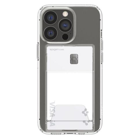  ỐP LƯNG DÀNH CHO IPHONE 15 PRO MAX SPIGEN CRYSTAL SLOT DUAL thiết kế viền TPU cao hơn camera 