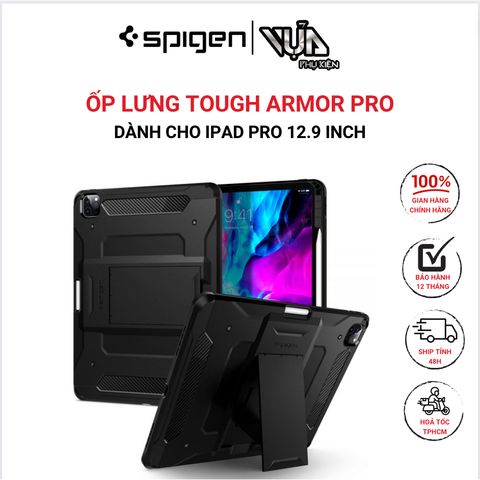  ỐP LƯNG DÀNH CHO IPAD PRO 12.9″ (2021) SPIGEN TOUGH ARMOR PRO 