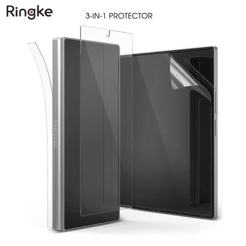 Combo Kính và Film PPF Ringke Trong Suốt 3 trong 1 dành cho Samsung Fold 6