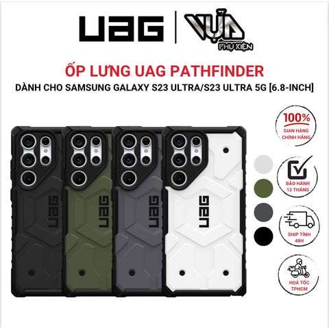  Ốp Lưng Cho SAMSUNG GALAXY S23 ULTRA/ S23 ULTRA 5G UAG PATHFINDER chống va đập 