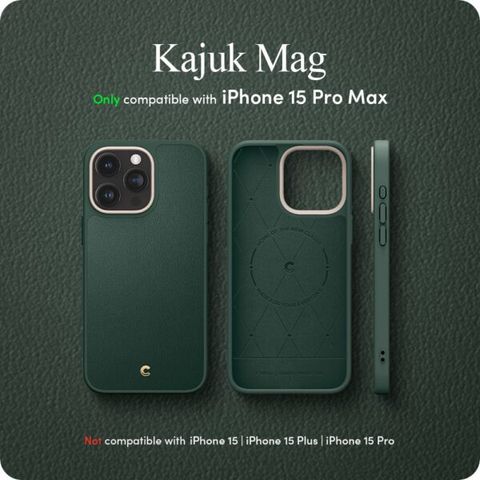  ỐP LƯNG SPIGEN CYRILL DÀNH CHO IPHONE 15 PRO MAX KAJUK MAG (M.A.G.S.A.F.E) 