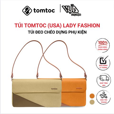  Túi Tomtoc (USA) Lady Fashion Accessories Khaki 