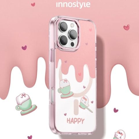 Ốp lưng Innostyle Magnetic Pink Collection Ice Cream dành cho iPhone 16 Series