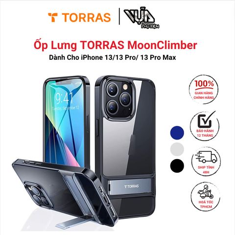  Ốp lưng TORRAS MoonClimber cho iPhone 13/ 13 Pro/ 13 Pro Max bảo vệ chống trầy xước, chống sốc 