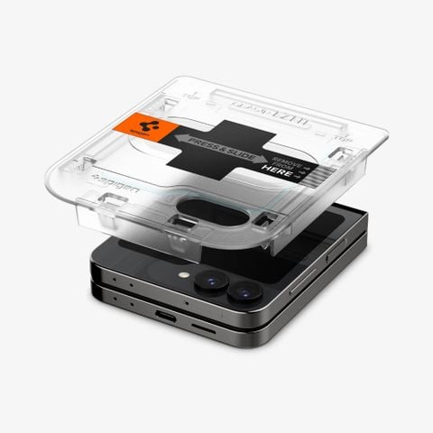 Kính cường lực màn hình ngoài SPIGEN GLAS.TR EZ FIT cho Samsung Galaxy Z Flip 6