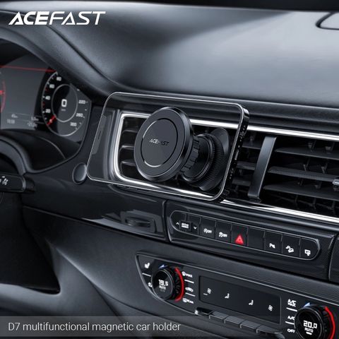  Giá đỡ điện thoại từ tính trên xe hơi ACEFAST - D7 Đế giữ ổn định, có thể xoay ngang hoặc dọc 