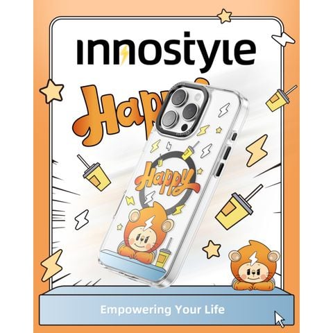 Ốp lưng Innostyle Magnetic Happy Leo dành cho iPhone 16 Series