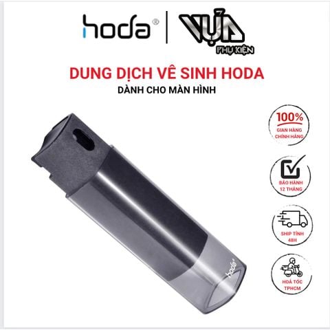  Dung dịch vệ sinh HODA dùng cho màn hình Sử dụng dạng xịt dễ dàng àm sạch dấu vân tay, dầu, bụi bẩn, virus 