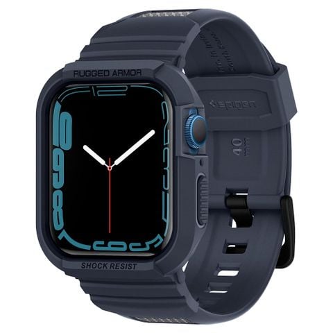  DÂY ĐEO KIÊM ỐP LƯNG SPIGEN RUGGED ARMOR PRO Dành Cho APPLE WATCH 8/7(45MM)/SE/6/5/4 (44MM) 