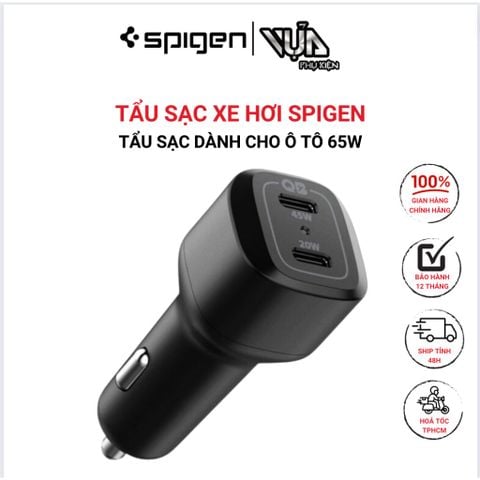  TẨU SẠC XE HƠI SPIGEN ARCSTATION™ CAR CHARGER 2C 65W PC2000 