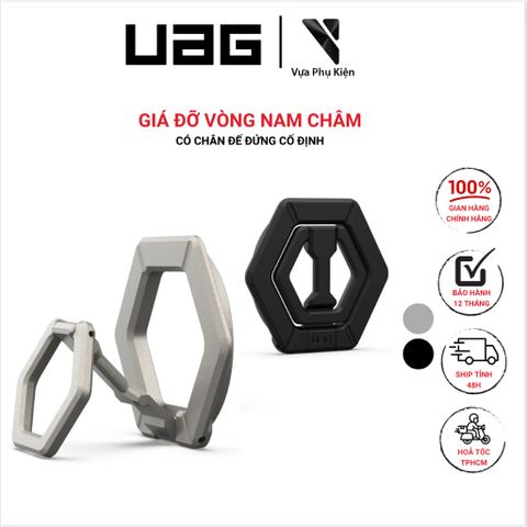  Giá Đỡ UAG Vòng Nam Châm Có chân đế đứng cố định liền mạch vào vỏ hoặc thiết bị tương thích với Magsafe 