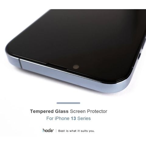  Miếng dán cường lực HODA chống bám vân tay có viền đen cho iPhone 13 Mini/ 13/ 13 Pro/ 13 Pro Max 
