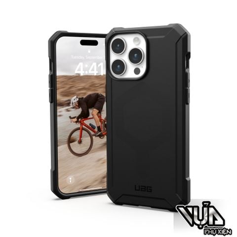  ỐP LƯNG UAG ESSENTIAL ARMOR W SẠC TỪ TÍNH BÁM DÍNH CHO IPHONE 15 Pro/ 15 Pro Max 