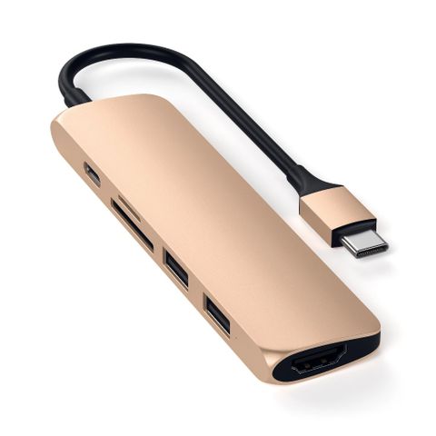 Hub cổng chuyển đổi Satechi USB-C Multiport Slim 6 in 1