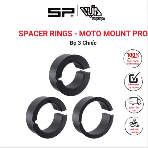  Vòng đệm cho Moto Mount Pro bộ 3 chiếc sẽ vừa vặn tối ưu trên ghi đông của bạn 