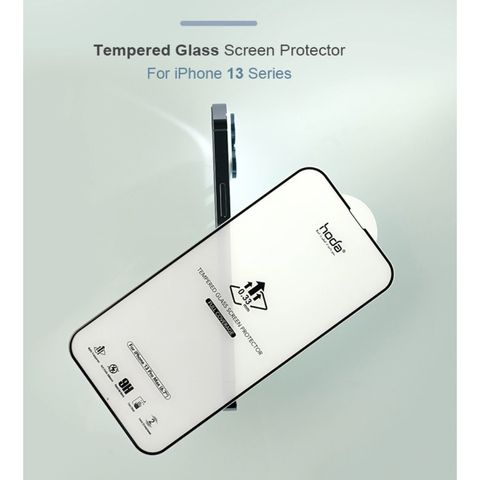  Miếng dán cường lực HODA 2in1 bảo vệ mắt và chống bám vân tay cho iPhone 13Mini/13/13 Pro/ 13 Pro Max 