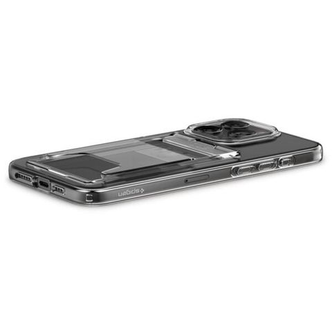  ỐP LƯNG DÀNH CHO IPHONE 15 PRO MAX SPIGEN CRYSTAL SLOT DUAL thiết kế viền TPU cao hơn camera 