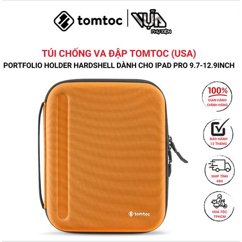  TÚI CHỐNG VA ĐẬP TOMTOC (USA) PORTFOLIO HOLDER HARDSHELL Dành Cho IPAD PRO 9.7-12.9INCH TABLET/NOTEBOOK 