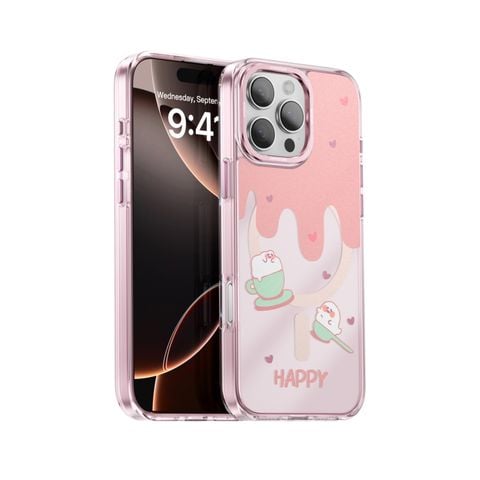 Ốp lưng Innostyle Magnetic Pink Collection Ice Cream dành cho iPhone 16 Series