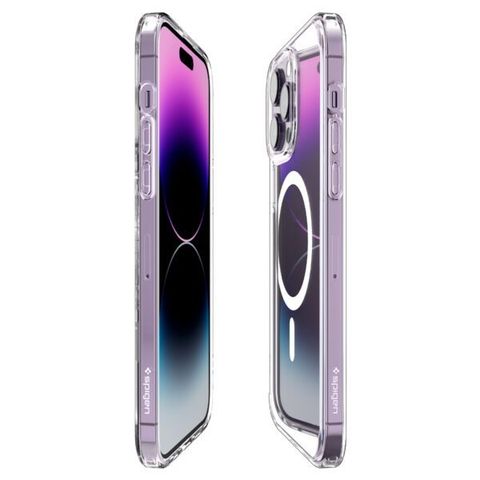  ỐP LƯNG M.A.G.S.A.F.E DÀNH CHO IPHONE 14 PRO/ 14 PRO MAX SPIGEN CRYSTAL HYBRID MAGFIT WHITE