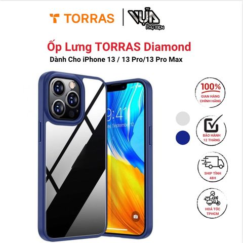  Ốp lưng TORRAS Diamond cho iPhone 13/ 13 Pro/ 13 Pro Max bảo vệ chống trầy xước, chống sốc 