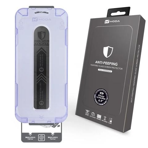 Kính cường lực Hoda Chống Nhìn Trộm dành cho iPhone 16 Series