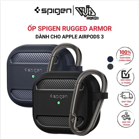  ỐP LƯNG SPIGEN RUGGED ARMOR Dành Cho AIRPOD 3 