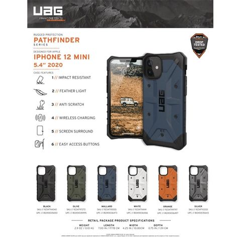  Ốp lưng UAG Pathfinder iPhone 12 Mini 5.4-inch 