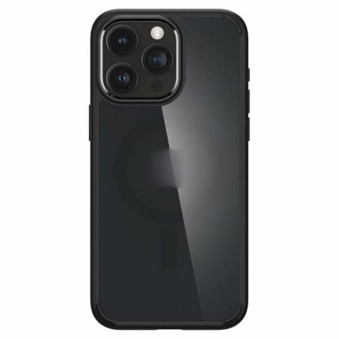  ỐP LƯNG DÀNH CHO IPHONE 15 PRO MAX SPIGEN CRYSTAL HYBRID MAGFIT FROST BLACK 