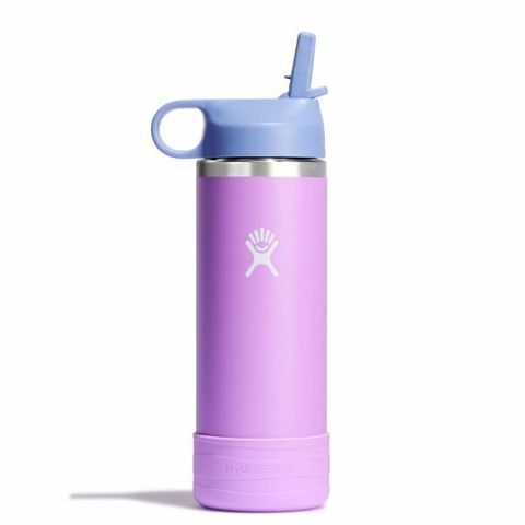 Bình giữ nhiệt Hydro Flask Kids Wide Mouth Straw Cap And Boot 532 ml Cho trẻ em Chỉ dùng nước lạnh