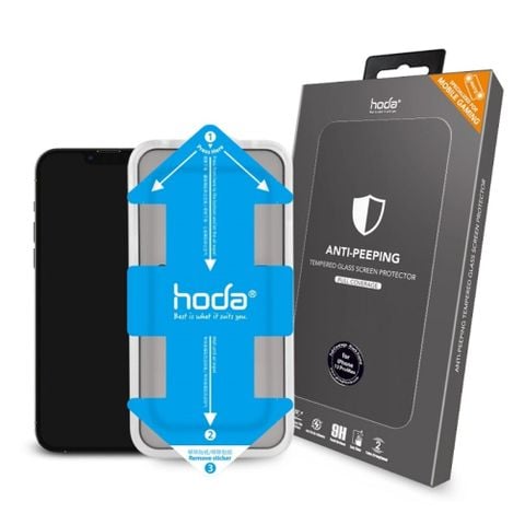 Kính cường lực HODA 2in1 chống nhìn trộm và chống bám vân tay iPhone 13 Series