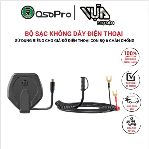  Bộ sạc không dây điện thoại SỬ DỤNG RIÊNG CHO GIÁ ĐỠ ĐIỆN THOẠI CON BỌ 6 CHÂN CHỐNG NƯỚC IP67 