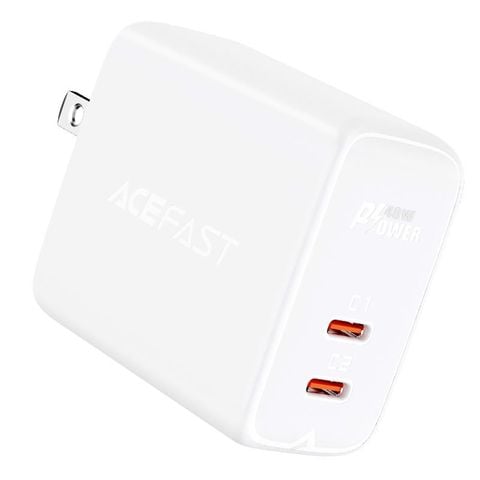 Củ Sạc ACEFAST PD3.0 40W 2 cổng USB-C (US) - A11