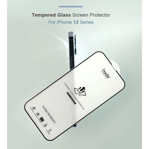  Miếng dán cường lực HODA chống phản chiếu có viền đen cho iPhone 13 Mini/13/13 Pro/ 13 Pro Max 