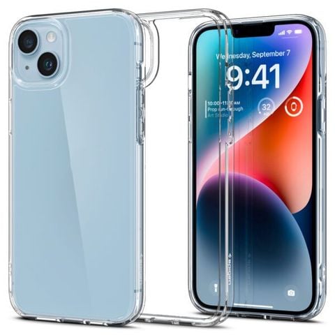  ỐP LƯNG IPHONE 14 PLUS / 15 PLUS SPIGEN ULTRA HYBRID CRYSTAL CLEAR 