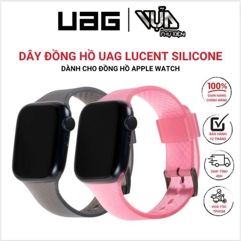  Dây Đồng Hồ Cho APPLE WATCH UAG LUCENT SILICONE khả năng chống thấm mồ hôi và kháng khuẩn 