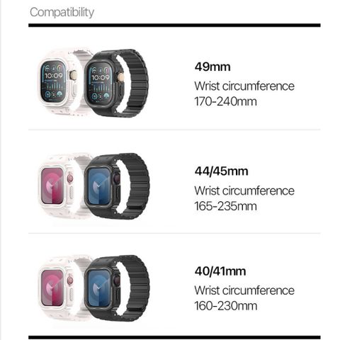  Dây đeo Dux Ducis One-Piece dành cho Apple Watch size 38/40/41mm & size 42/44/45mm & size 49mm năng động 