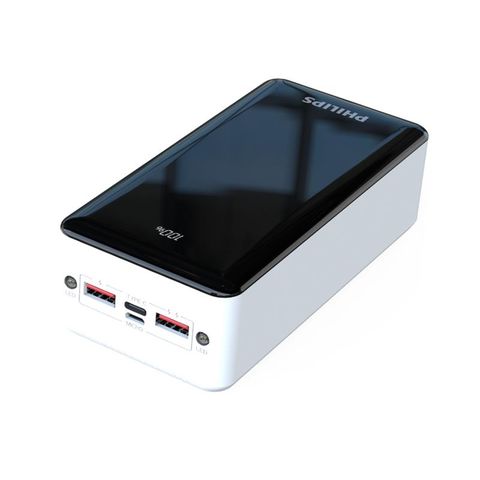 Pin sạc dự phòng có dây Philips kèm cáp 30.000mAh PD18W + QC3.0 Dung lượng khủng